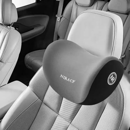 Compressible car headrest and lumbar support kit memory foam breathable seat cushion neck pillow interior decoration accessories