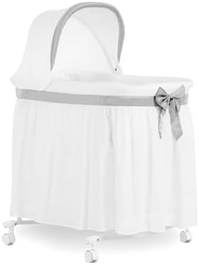 Dream On Me Montreal Portable 2-in-1 Bassinet in Grey