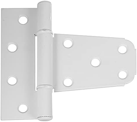 3-12 White Gate Hinge N342-568 Lighter-Duty Tee Hinge Aluminum