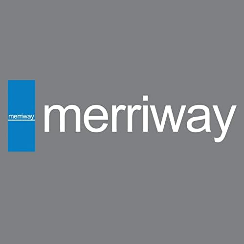 Merriway BH06847 Gate Hinge Brackets 16mm Black Pack of 2