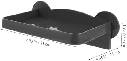 Fixoshee Wall Mounted Toilet Paper Holder with Shelf