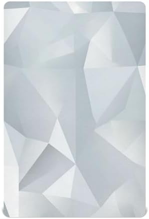 Wassud Grey Texture Crib Sheets 27x39 Inch Pack and Play