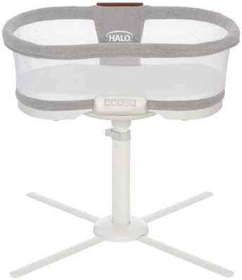 HALO BassiNest Luxe Swivel Sleeper - Dove Grey Tweed