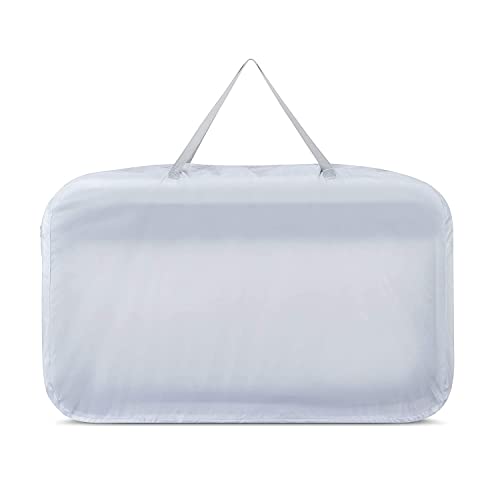 Joovy Coo Bassinet Portable with Storage and Rocking Playpen Gray
