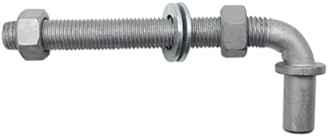 2PCS Qlvily 8 J-Bolt Post Hinge with Nuts