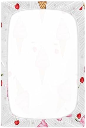 Jihqo Ice Cream Cones Crib Sheets Pack N Play