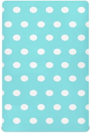 Jihqo Polka Dots Crib Sheets 39 x 27 Pack N Play Sheets