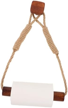 PartyKindom Rustic Toilet Paper Holder