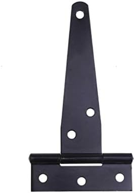 LCARY 12Pcs 4In T Shaped Rustproof Gate Hinges 1