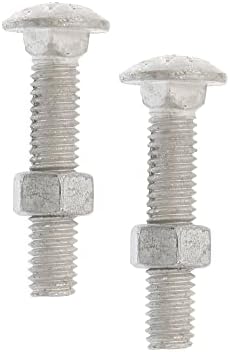 1 38 x 58 Black Female Gate Hinges Pack of 2