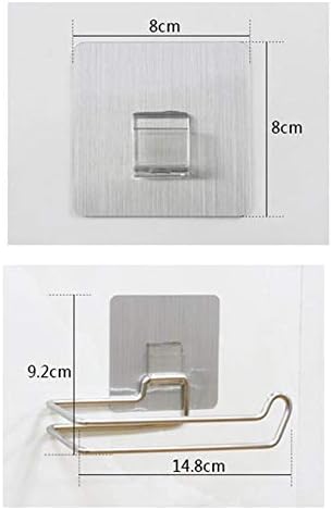 SmarTopus Toilet Paper Holder Self Adhesive Stainless Steel