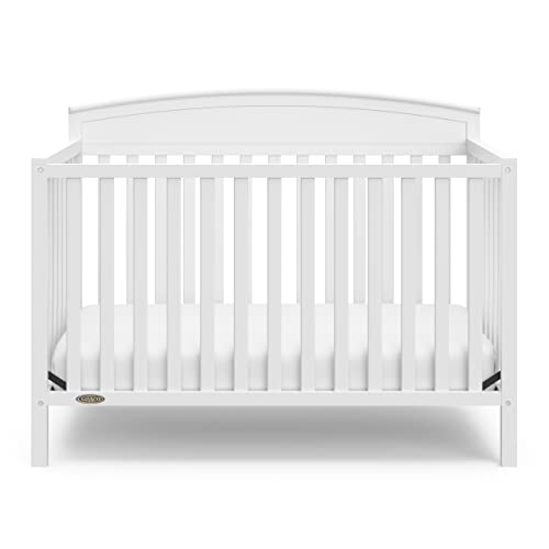 Graco Benton 5-in-1 Convertible Crib - White 1