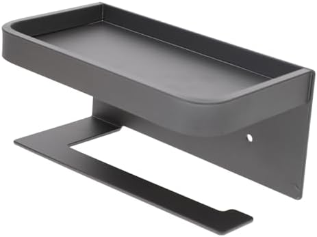 VILLCASE Wall Mounted Toilet Paper Holder with Shelf 1