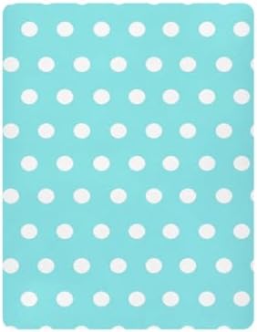 Jihqo Polka Dots Crib Sheets 39 x 27 Pack N Play Sheets