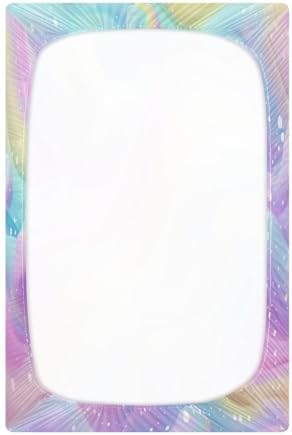 Wassud Colorful Wave Crib Sheets Pack