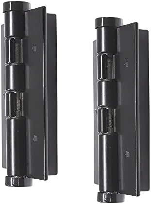 Plum Fittings Aluminum Black Self-Closing Gate Hinges