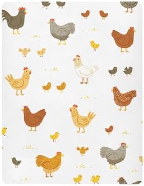 KICPOAY Fitted Crib Sheets with Elastic Bands for Baby Toddler