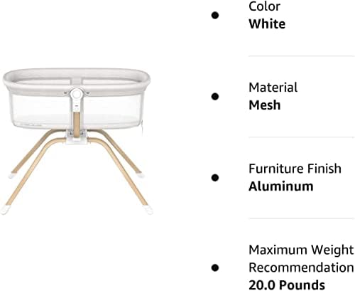 ANGELBLISS 3-in-1 Bassinet with Rocking Travel Portability