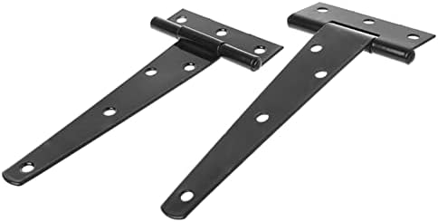 SORECI 3 Inch Black Paint T Shape Triangle Gate Hinge