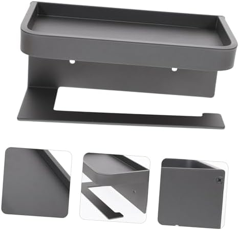 Bathroom Essential Wall Mounted Toilet Paper Holder with Shelf