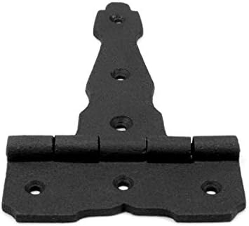 Renovators Supply Manufacturing Black T Strap Gate Hinges 4 5 in