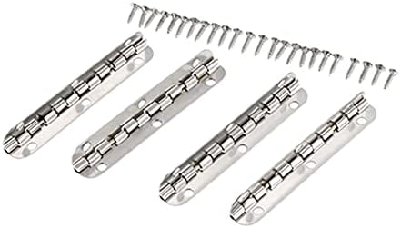SORECI 4Pcs Gate Hinges 65x15mm Door Luggage Hinges with Screws