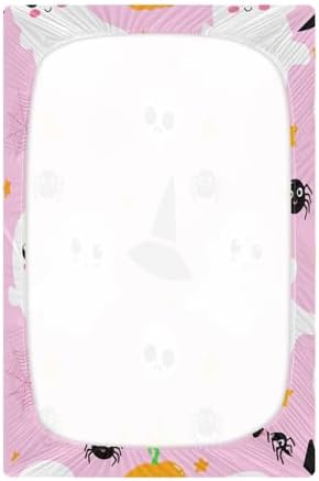FUGIDOG Halloween Boo Crib Sheet for Baby