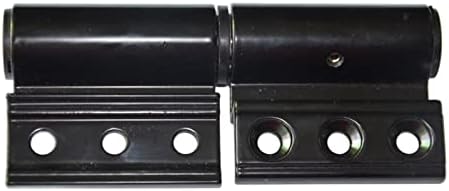 UDKHALSJ Glass Door Hinge - Black Left 1 Piece Stainless Steel