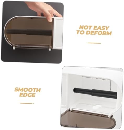 Sturdy Metal Toilet Paper Holder with Springloaded Rod