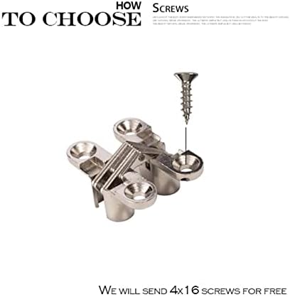 LCARY Invisible Folding Door Cross Hinge Set