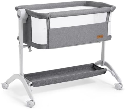 Taylengrow Bassinet Bedside Sleeper - All-Mesh Portable Design