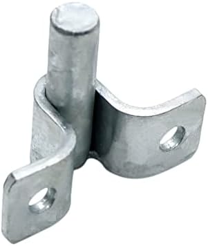 NIDAYE 2-Pack Wall Mount Gate Hinges Heavy Duty Galvanized Steel