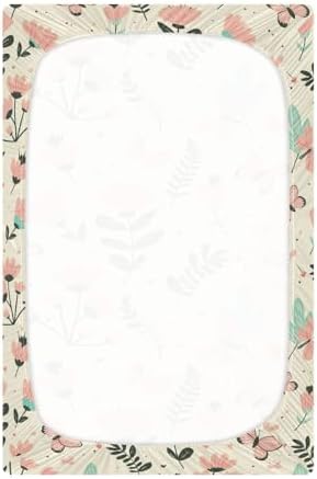 Wassud Butterflies Crib Sheets for Boys Girls 1