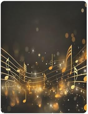 Wassud Music Note Crib Sheets for Boys Girls