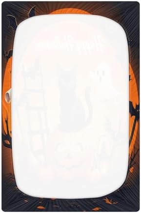 FUGIDOG Halloween Crib Sheets for Boys Girls 1
