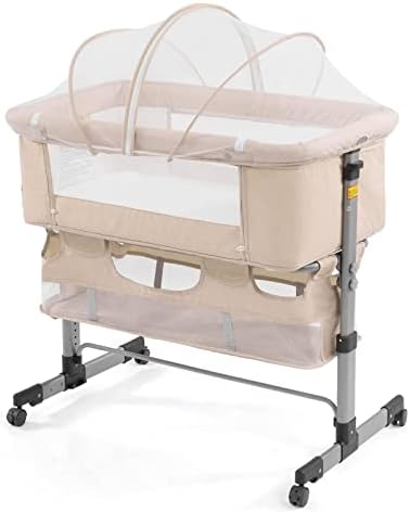 3in1 Bedside Crib with Mosquito Net for Baby