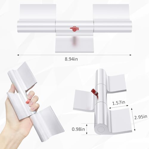 9 Inch Heavy Duty Aluminum Hinge with Grease Zerk