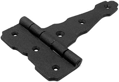 Renovators Supply Manufacturing Black T Strap Gate Hinges 4 5 in
