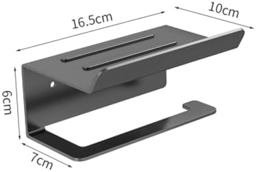PRETYZOOM Toilet Paper Holder with Shelf