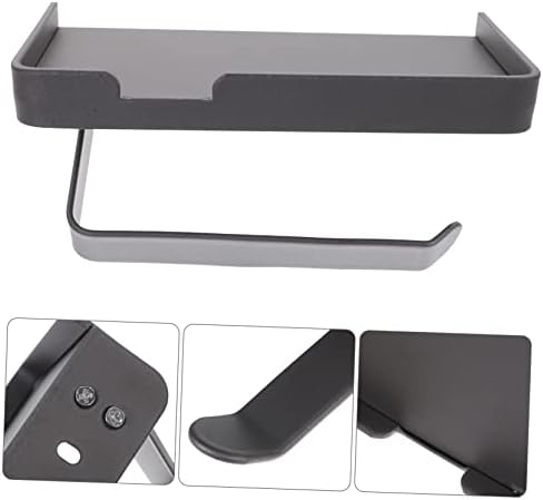 DECHOUS Stainless Steel Toilet Paper Holder with Shelf