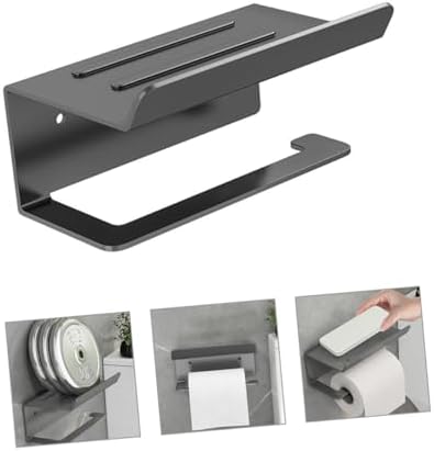 PRETYZOOM Toilet Paper Holder with Shelf