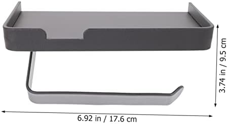 DECHOUS Stainless Steel Toilet Paper Holder with Shelf