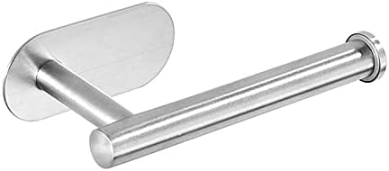 Envibe Toilet Paper Holder Self Adhesive Stainless Steel Silver