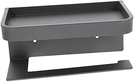 DIYEAH Wall-Mounted Toilet Paper Holder with Shelf