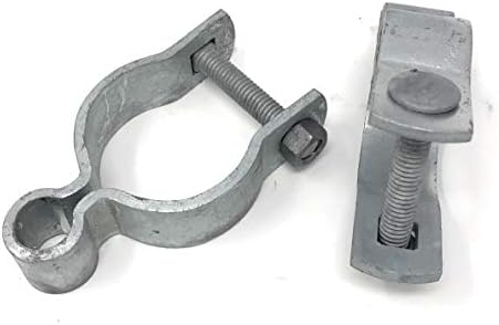 Pressed Steel Chain Link Fence Frame Hinge wBolt - 2 Sets Pack