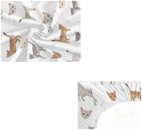 KICPOAY Fitted Crib Sheets for Baby Toddler 1