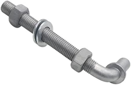 2PCS Qlvily 8 J-Bolt Post Hinge with Nuts