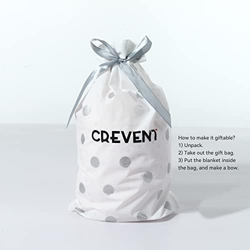 CREVENT Cozy Plush Baby Security Blanket Loveys with Animal Face Ivory Sheep