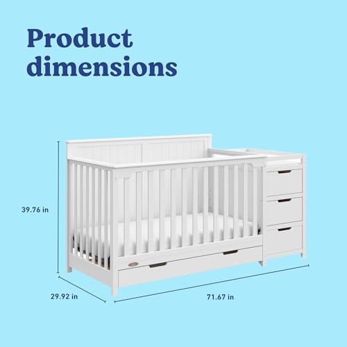 Graco Hadley 4-in-1 Convertible Crib Changer