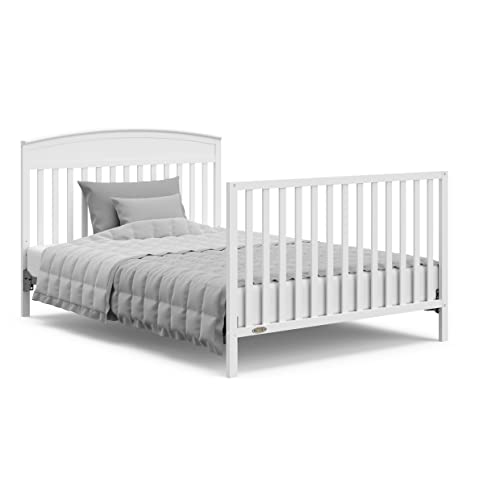 Graco Benton 5-in-1 Convertible Crib - White 1